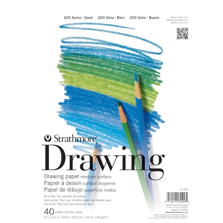 9 In.X12 In. -STRATHMORE DRAW PAD